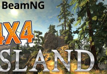 Карта «4x4 Island» версия 1.0 для BeamNG.drive (v0.15)
