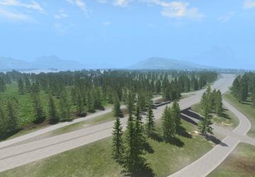 Карта «American Road» версия 1.91 для BeamNG.drive