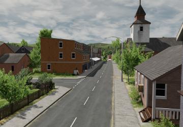 Карта «Barkstead village, UK.» версия 1.5 для BeamNG.drive