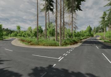 Карта «Barkstead village, UK.» версия 1.5 для BeamNG.drive