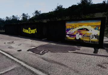 Карта «Birmingham Learn2drift Skidpad 2022» v1.1 для BeamNG.drive (v0.31.x)