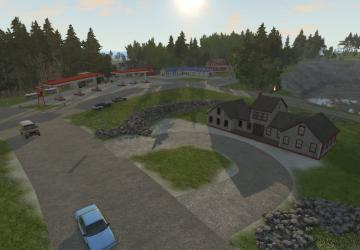 Карту Карта «Buckyville Island» версия 0.8 для BeamNG.drive (v0.24)