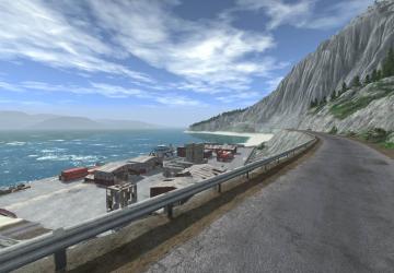 Карта «Cliff Roads» версия 1.4 для BeamNG.drive (v0.12)