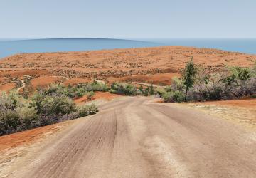 Карта «Coral Pink Sand Dunes» версия 1.3 для BeamNG.drive