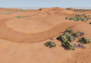 Карта «Coral Pink Sand Dunes» версия 1.3 для BeamNG.drive