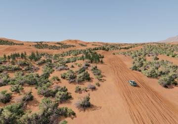 Карта «Coral Pink Sand Dunes» версия 1.3 для BeamNG.drive