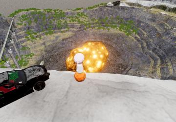 Карта «Meteor Crator» версия 1.0 для BeamNG.drive