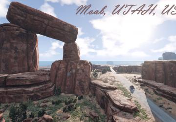 Карта «Moab, Utah» версия 1.3.1 для BeamNG.drive