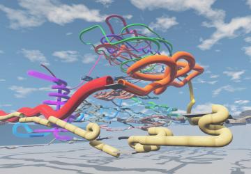 Карта «Parkour 3» версия 1.11 для BeamNG.drive