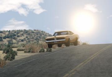 Карта «REKT Barren Dunes Wasteland Highway» v1 для BeamNG.drive (v0.36.x)