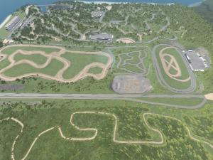 Карта «RG Mega Motor Park» версия 1.0 для BeamNG.drive (v0.10.x)