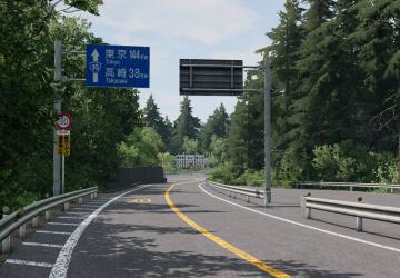 Карта «Usui Pass (Touge)» версия 1.0 для BeamNG.drive (v0.38.x)