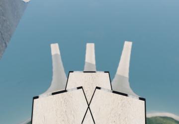 Карта «Water Skip Test Map» версия 1.6.1 для BeamNG.drive (v0.38.x)