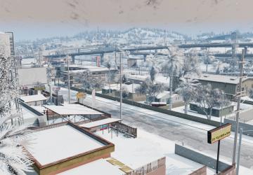 Карта «West Coast USA (Winter Edition)» версия 3.1 для BeamNG.drive