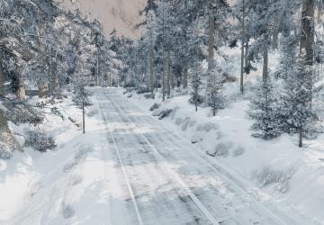 Карта «West Coast USA (Winter Edition)» версия 3.1 для BeamNG.drive