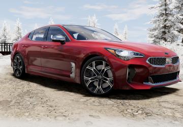 Мод Kia Stinger версия 1.4 для BeamNG.drive (v0.37.x)