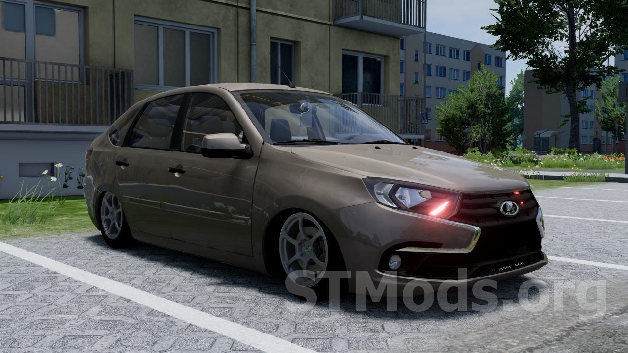 Скачать мод LADA Granta Liftback версия 1.0 для BeamNG.drive (v0.30.x)