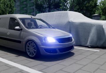 Мод Lada Largus/Renault Logan/Dacia Logan версия 1.0 для BeamNG.drive (v0.30.x)