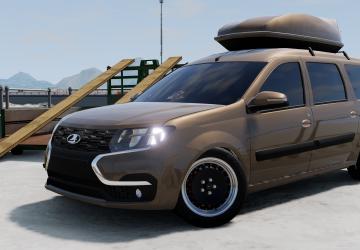 Мод Lada Largus/Renault Logan/Dacia Logan версия 5.0 для BeamNG.drive (v0.30.x)