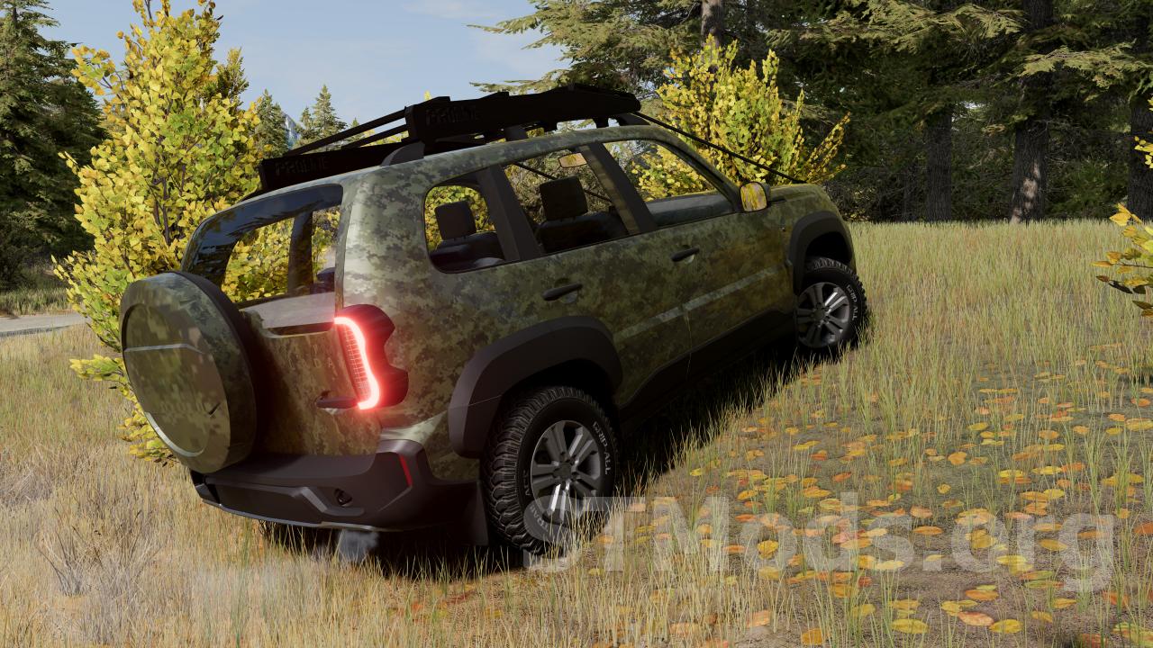 Скачать мод Lada Niva Travel версия 1.0 для BeamNG.drive (v0.29.x)