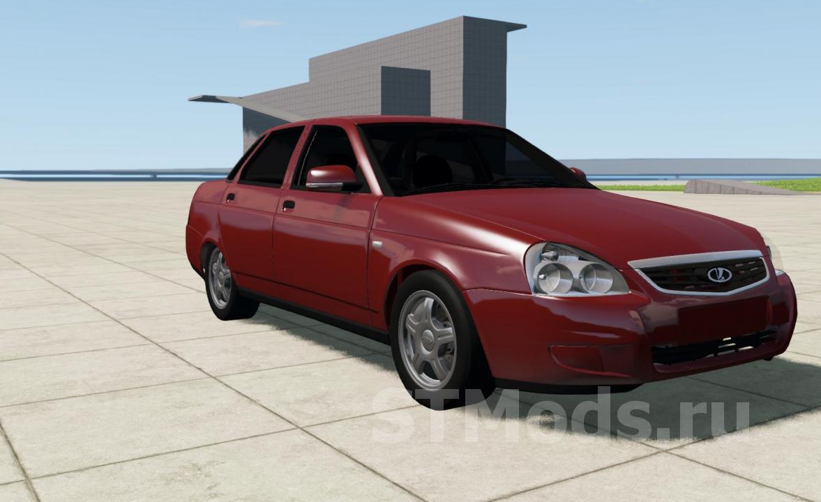 Скачать мод Lada Priora версия 3.0 для BeamNG.drive (v0.22)