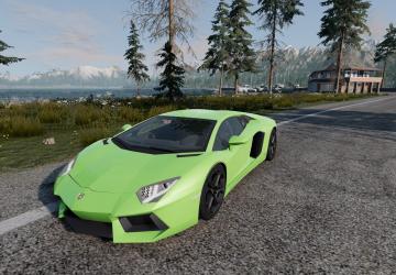 Мод Lamborghini Aventador версия 1.0 для BeamNG.drive (v0.26.x)