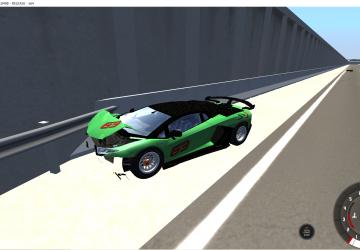 Мод Lamborghini Aventador SVJ версия 1 для BeamNG.drive (v16-19)