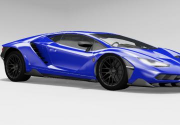Мод Lamborghini Centenario версия 1.0 для BeamNG.drive (v0.23.3)
