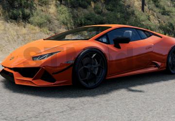 Мод Lamborghini Huracan версия 1.1 для BeamNG.drive (v0.35.x)