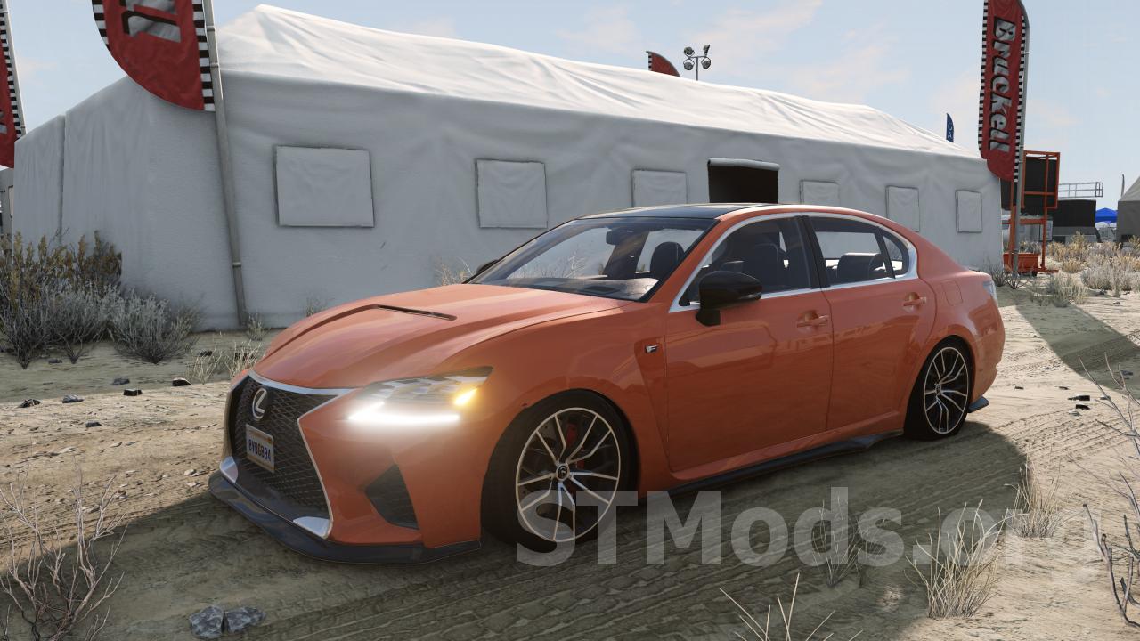 Скачать мод Lexus GS-F версия 3.0 для BeamNG.drive (v0.31.x)