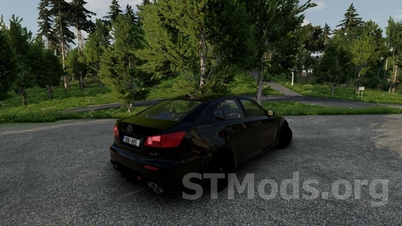 Скачать мод Lexus IS F версия 1.0 для BeamNG.drive