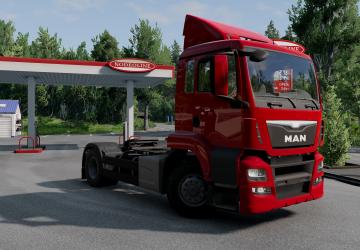 Мод MAN TGX/TGS версия 1.0 для BeamNG.drive (v0.29.x)