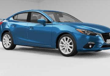 Мод Mazda 3 Sedan 2014 версия 1.0 для BeamNG.drive (v0.24)