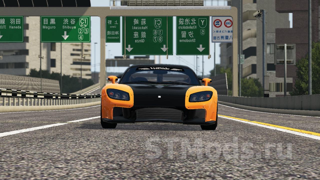 Скачать мод Mazda RX7 (Han) Tokyo Drift edition версия 2.0 для BeamNG.drive  (v0.23.5)