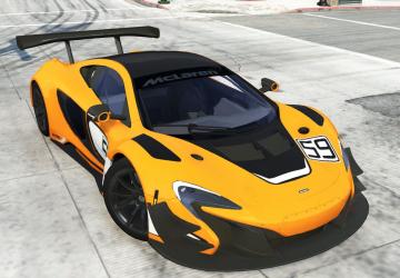 Мод McLaren 650S GT3 2014 версия 1.0 для BeamNG.drive (v0.11.x)