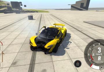 Мод McLaren P1 версия 1.0 для BeamNG.drive (v0.11.x)