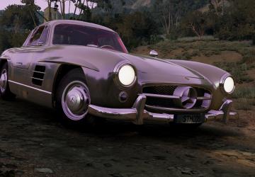 Мод Mercedes-Benz 300SL версия 1.1 для BeamNG.drive (v0.36.x)