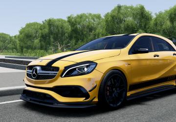 Мод Mercedes-Benz A45 AMG (2014) версия 1.2 для BeamNG.drive (v0.38.x)