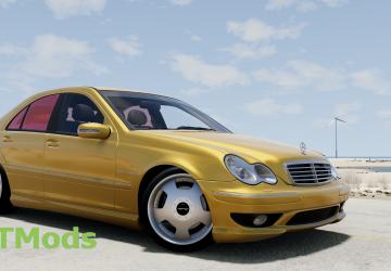 Мод Mercedes-Benz C-Class (W203) версия 1.0 для BeamNG.drive (v0.37.x)