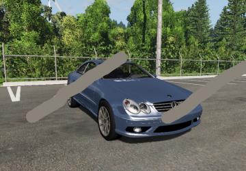 Мод Mercedes-Benz CLK55 AMG 2003 версия 1.0 для BeamNG.drive (v0.18.x)