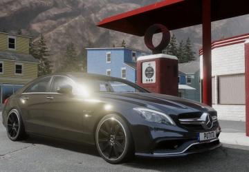 Мод Mercedes-Benz CLS Class C218 Restyling версия 2.0 для BeamNG.drive