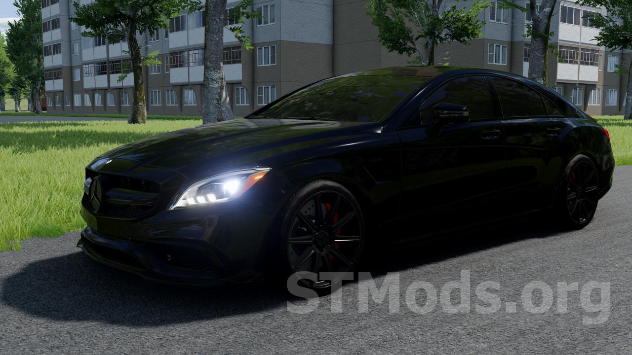 Скачать мод Mercedes-Benz CLS Class C218 Restyling версия 3.0 для  BeamNG.drive (v0.32.x)