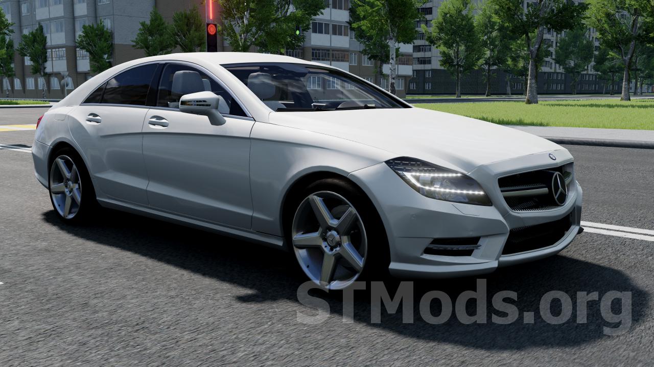 Скачать мод Mercedes-Benz CLS Class C218 Restyling версия 3.0 для  BeamNG.drive (v0.32.x)