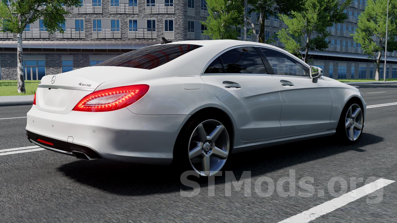 Скачать мод Mercedes-Benz CLS Class C218 Restyling версия 3.0 для  BeamNG.drive (v0.32.x)