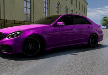Мод Mercedes-Benz E63 AMG (W212) версия 1.0 для BeamNG.drive (v0.36.x)