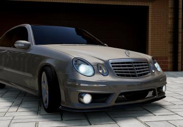 Мод Mercedes-Benz E-Class (W211) версия 1.0 для BeamNG.drive (v0.38.x)