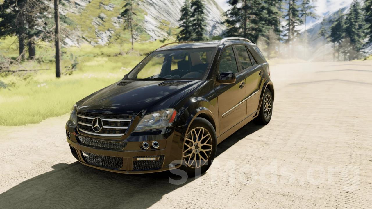 Скачать мод Mercedes-Benz ML63 PACK (W164) 2005 версия 1.1 для BeamNG.drive