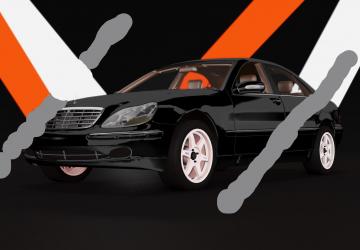 Мод Mercedes-Benz S600 W220 версия 1.0 для BeamNG.drive (v0.18.x)