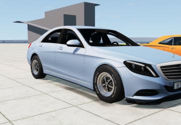 Мод Mercedes-Benz S-Class версия 1.1 для BeamNG.drive (v0.23)