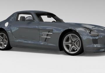 Мод Mercedes Benz SLS версия 1.0 для BeamNG.drive (v0.19.4.2)